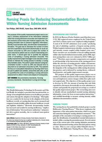 2.0 ANCC CONTACT HOURS Nursing Praxis For Reducing Documentation Burden .