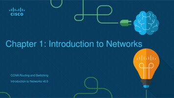 Chapter 1: Introduction To Networks