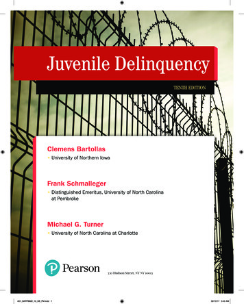 Juvenile Delinquency - Pearson