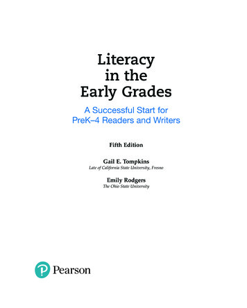 Literacy In The Early Grades - Pearson