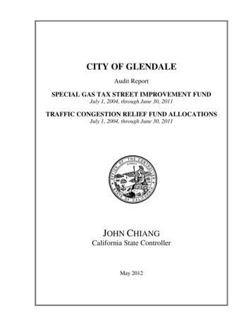 CITY OF GLENDALE - California State Controller