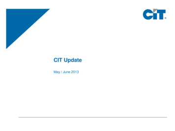 CIT Update - S2.q4cdn 