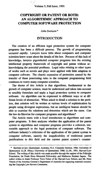 INTRODUCTION - Harvard Journal Of Law & Technology