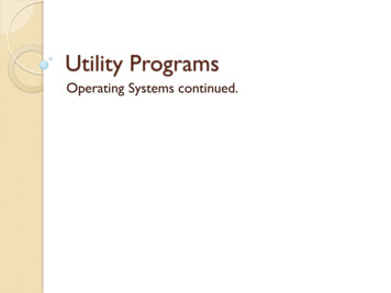 Utility Programs - Web.cs.unlv.edu