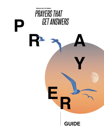Teach Us To Prayer - Prayer Guide