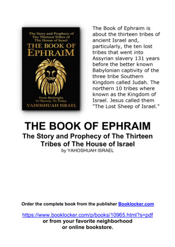 THE BOOK OF EPHRAIM