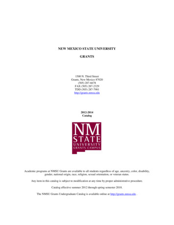 New Mexico State University Grants