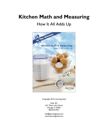 1241 Kitchen Math And Measuring Guide - Weebly