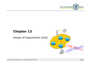 13 Design Of Experiments - Fu-berlin.de