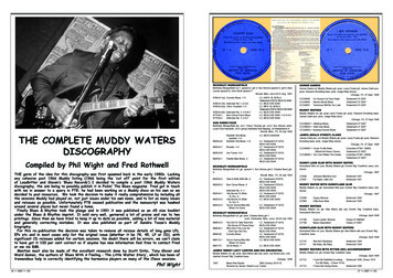 THE COMPLETE MUDDY WATERS DISCOGRAPHY - Magazine