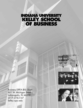 Indiana University Kelley School Of Business - Iupui