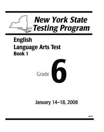 English Language Arts Test Book 1 6 - OSA