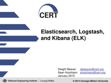 Elasticsearch, Logstash, And Kibana (ELK)