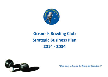Gosnells Owling Lub Strategic Usiness Plan 2014 2034