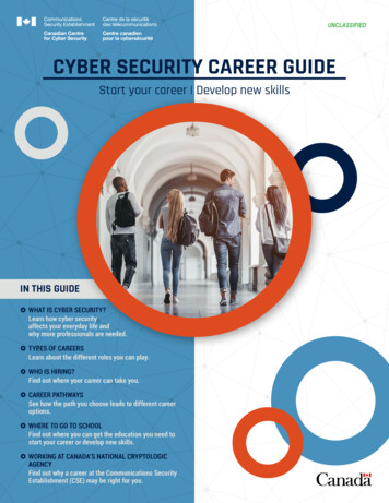 CYBER SECURITY CAREER GUIDE