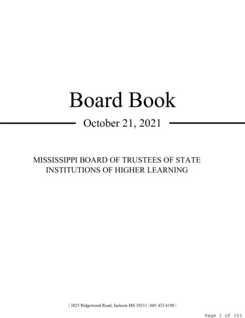 Board Book - Mississippi.edu