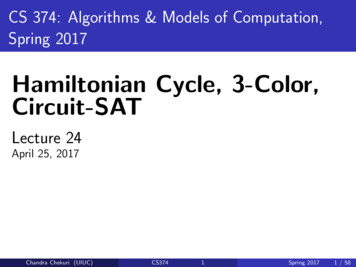 Hamiltonian Cycle, 3-Color, Circuit-SAT
