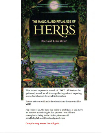 The Magical And Ritual Use Of Herbs - APO-33