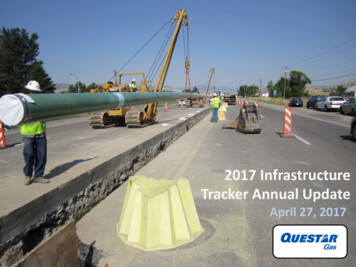 2017 Infrastructure Tracker Annual Update - Utah
