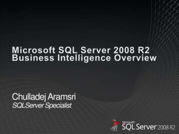 SQL Server 2008 R2 Business Intelligence - .microsoft 