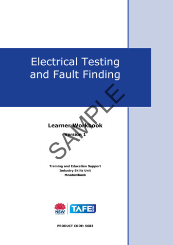 Electrical Testing And Fault Finding - VETRes