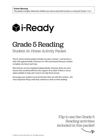 Grade 5 Reading - Main - Indianapolis Public Schools