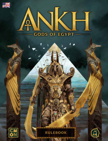 Ankh: Gods Of Egypt Rulebook - 1jour-1jeu - Cdn.1j1ju 