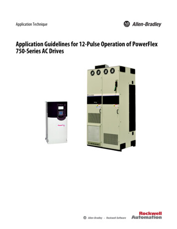 Application Guidelines For 12-Pulse Operation Of PowerFlex .