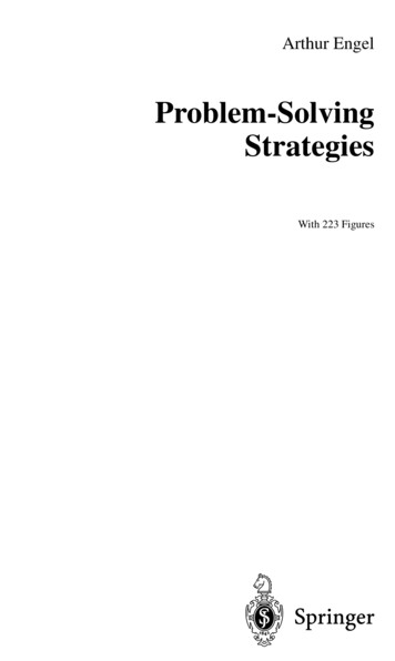 Problem-Solving Strategies - Mathematics Books