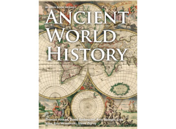 MI OPEN BOOK PROJECT Ancient World History