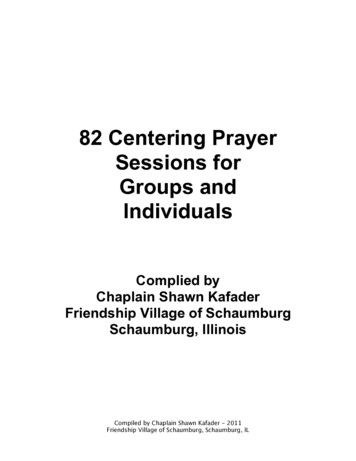 82 Centering Prayer Sessions - Minnesota Contemplative Outreach