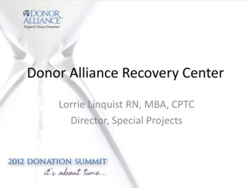 Donor Alliance Recovery Center