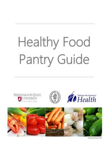 Healthy Food Pantry Guide