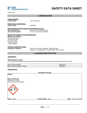 SAFETY DATA SHEET - Images.thdstatic 