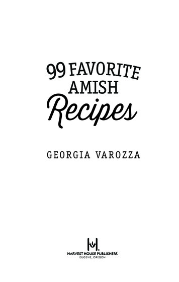 99 Favorite Amish Recipes - Harvest House