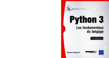 Sébastien CHAZALLET Python 3 - Multimedia.fnac 