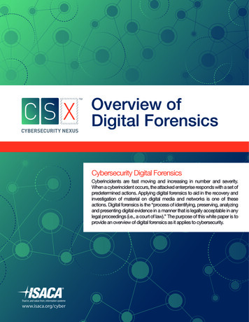 Overview Of Digital Forensics - 