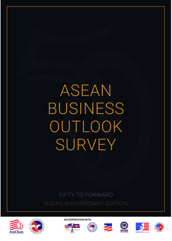 ASEAN BUSINESS OUTLOOK SURVEY - U.S. Chamber