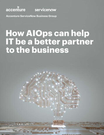 Accenture: How AIOps Can Help It Better Partner Business