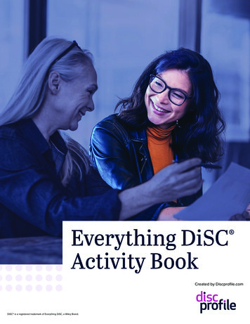 Everything DiSC Activity Book - Discprofile 