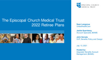 The Episcopal Church Medical Trust 2022 Retiree Plans - CPG