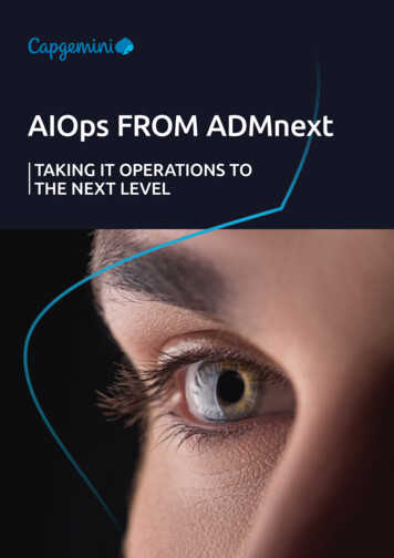 AIOps FROM ADMnext