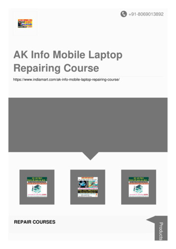 AK Info Mobile Laptop Repairing Course