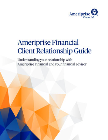 Ameriprise Financial Client Relationship Guide