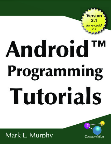 0 1 - CommonsWare: Android App Development Books