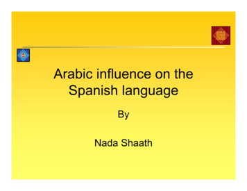 Arabic Influence On The Spanish Language