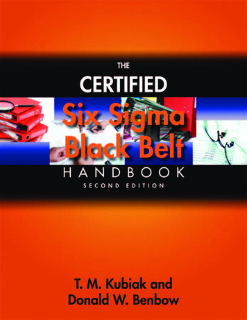 ASQ Kubaik Certified Six Sigma Black Belt Handbook