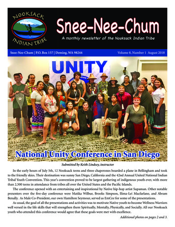 National Unity Conference In San Diego - Nooksack Indian Tribe
