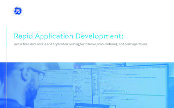 Rapid Application Development - Novotek