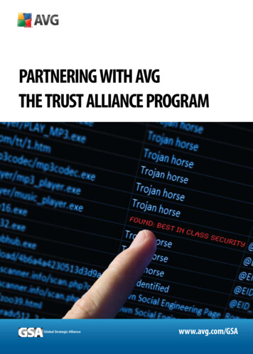 Partnering With AVg The Trust Alliance Program